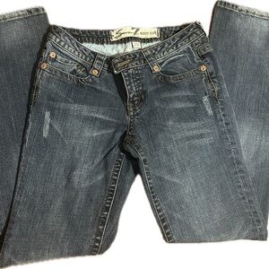 Seven7 Women's Dark Blue Boot Cut Jeans
Size 29